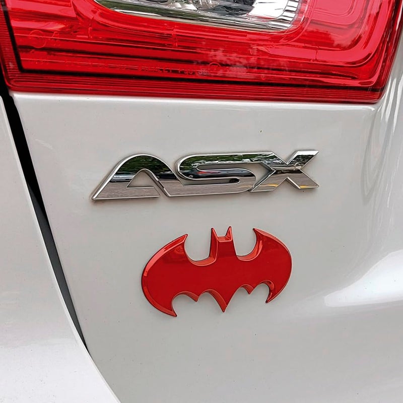 Fan Emblems Batman 3D Car Badge - 1989 Batwing Logo (Red Chrome: 3.8 x 1.8 x 0.2 inches) - Image 4